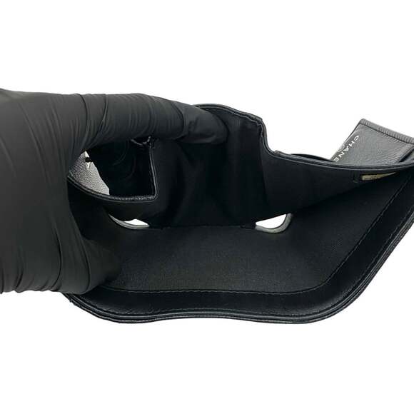 CHANEL Black Caviar Leather Wallet - Picture 8 of 10